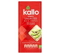 (3 PACK) - Kallo - Thin Rice Cakes No Added Salt | 130g | 3 PACK BUNDLE