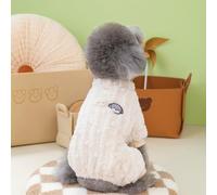 3-Pack(Khaki) Small Dog Sweater for Girl Puppy, Thick Cable-Knit Teddy Fleece, Super-Soft Winter Warmth, Easy-Stretch Neck, Fits Teacup & Tiny Breeds, Machine Wash, Gift Ready