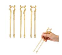 3-Pack Kids Chopsticks, Chopsticks for Kids,PPSU Training Chopsticks for Beginners, Toddler Learning Chopstick Helper for Independent Eating