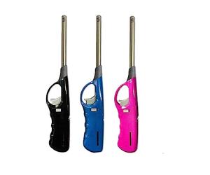 3 Pack Kitchen BBQ Lighter Candle Gas Cooker Oven Stove Barbecue Clicker Lighter Camping Refillable Fire Stem Gas Safety Lock Lighter by VapourOn