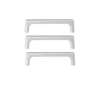 3 Pack Kitchen Door Handles Stainless Steel,Chic Drawer Handles,Cupboard Cabinet Handle Furniture Drawer T Bar Pulls,for Kitchen Cupboard Dresser Closet Drawer(B Hole Distance 128mm)