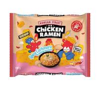 (3 PACK) KOST Korean BBQ Chicken Flavour Stir Fried Noodle | Korean-Inspired Instant Raamen Noodles | Quick & Easy Fusion | Pick your Flavour! (3 x 128g, Spicy Carbonara Chicken)
