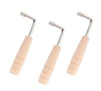 3 Pack L-Shaped Harp Tuning Wrench Lyre Tuning Tool Small Lyre Tuner Inner quadrangular shape (4 * 4mm)