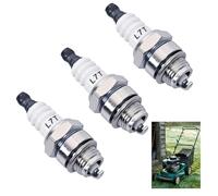 3-Pack L7T Spark Plug Replacement for L7T L8RTF RCJ6Y RJ19LM - Compatible with Stihl MS180 MS250 MS070 Husqvarna 365 260 430 520 25-62cc 2-Stroke Chainsaw Brush Cutter Trimmer Lawn Mower