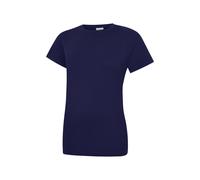 Uneek UC318 Ladies Classic Crew Neck T-Shirt Navy L Colour: Navy, Ches L