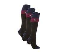 3 Pack Ladies Winter 2.3 TOG Thermal Long Knee High Ski Socks
