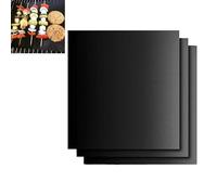 3-Pack Large Oven Liner, Barbecue Pad, Reusable Non-Stick, Universal Oven Liner for Fan Assisted Oven Bottom, Electric BBQ Gas Charcoal Grill
