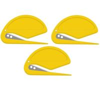 3 Pack Letter Opener Envelope Slitter - Envelope Opener for Women Men,Office Worker,Graduate Students,Home,Office,Postal.Mail Openers with Safety Concealed Sharp Blade Neatly Opened Without Damage