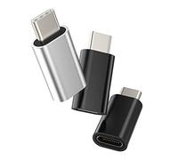 3 Pack Lightning Female to USB-C Male Adapter, 56K Pull-Up Resistor, Durable PVC Surface, Aluminum Surface, Slim and Small Volume, Plug and Play, Wide Compatibility