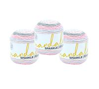 (3 Pack) Lion Brand Yarn 527-319 Mandala Sparkle Yarn, Nova