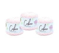(3 Pack) Lion Brand Yarn Coboo Bamboo Yarn Pale Pink