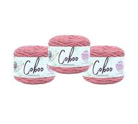 (3 Pack) Lion Brand Yarn Coboo Bamboo Yarn, Terracotta