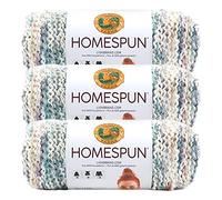 (3 Pack) Lion Brand Yarn Homespun Bulky Yarn, Tudor