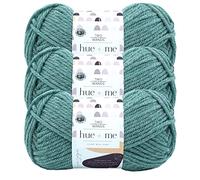 (3 Pack) Lion Brand Yarn Hue & Me Bulky Yarn, Agave