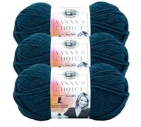 (3 Pack) Lion Brand Yarn Vanna's Choice, Orion Blue