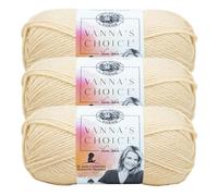 (3 Pack) Lion Brand Yarn Vanna's Choice Yarn, Beige