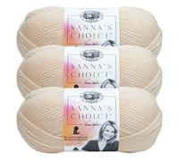 (3 Pack) Lion Brand Yarn Vanna's Choice Yarn, Fisherman