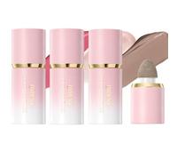 3 Pack Liquid Contour & Highlighter & Blush Makeup Set, Long Lasting Natural Weightless Buildable Contouring Bronzer Blusher Stick Beauty Wand Liquid Highlighter Makeup (Set D)