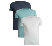 Calvin Klein Men's 100% Cotton Tees 3Pk Micro Chip/Zoni Beach/Ink | Size: 2XL Calvin Klein Multicolor 2XL
