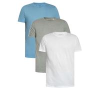 3 Pack Lounge Classic T-Shirt White/Blue/Grey XL
