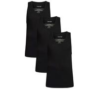 3 Pack Lounge Tank Tops Black L