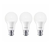 (3 pack) Lowenergie A60 LED Bulb 10w B22 4000K Cool White bayonet