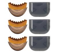 3 Pack Lymphatic Contour Face Brush, Aeki Lymphatic Face Brush,Facial Massage Tools for Lymphatic Drainage, Skin Care and Relaxation, Soft Bristle Design