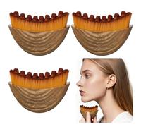 3 Pack Lymphatic Contour Face Brush, Lymphatic Drainage Contour Face Brush Massager with Prtective Case, Fit The Skin Precisely