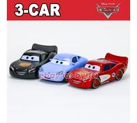 3-Pack Mattel Disney Pixar Cars Sally Lightning Mcqueen 1:55 Diecast Car, Loose