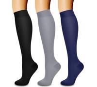 3 Pack Medical Compression Sock-Compression Sock for Women and Men-Best for Running,Nursing,Sports