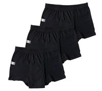 3-Pack Men’s Incontinence Underwear,Reusable & Washable Boxer Briefs, Regular Absorbency, Leakproof, Comfortable & Breathable (Black, XL)