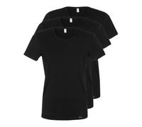 3 Pack Men's 1/2 Sleeve Shirt round neck pure cotton Cito M-2XL in three colors