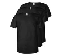 3 Pack Men's 1/2 sleeve T-shirt Monaco Elastic-Single by Esge White or Black