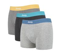 3 Pack Mens Cotton Rich Blend Everyday Fitted Trunks