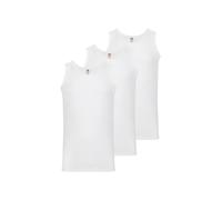 3 Pack Mens Cotton Vests Plain Sleeveless Valueweight Tank Top Fruit of the Loom