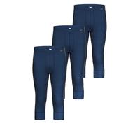 3 Pack Men's Long Johns 3/4 Jeans Feinripp by Ammann 170879 M-2XL 3 colours