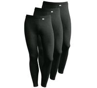 3 Pack Men's Long Johns Base Layer by Schöller Size M-3XL Black
