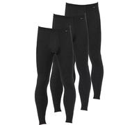 3 Pack Men's Long Johns Base Layer by Schöller Size M-3XL Marine-Melange & Black
