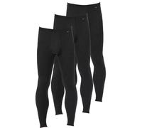 3 Pack Men's Long Johns Base Layer by Schöller Size M-3XL Marine-Melange & Black