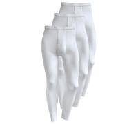 3 Pack Men's Long Johns Cotton by Schöller Size M-3XL White