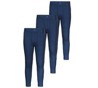3 Pack Men's Long Johns Jeans Feinripp by Ammann 170889 M-5XL 4 colours
