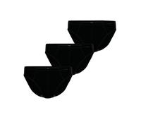 3 Pack Men's Mini Briefs Micro Modal by Ammann 10111 M-2XL Black and White