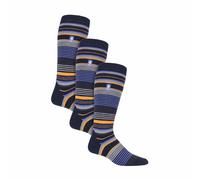 3 Pack Mens Patterned Lightweight Thin 1.0 TOG Thermal Knee High Ski Socks