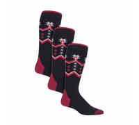 3 Pack Mens Patterned Lightweight Thin 2.3 TOG Thermal Knee High Ski Socks