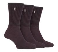 3 Pack Mens Retro Padded Sole Cotton Socks for Walking Boots by Jeep