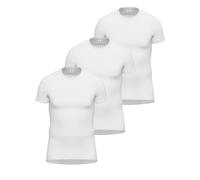 3 Pack Men's T-Shirt Vests Feinripp Premium by Ammann 181220 M-4XL White
