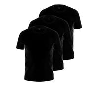 3 Pack Men's T-Shirt Vests Micro Modal by Ammann 10114 M-2XL Black and White