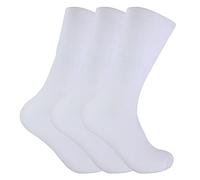 3 Pack Mens Thin Wide Loose Top Non Elastic Thermal Diabetic Socks for Poor Circulation (6-11 UK, THRDIAM05)