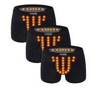 3-Pack, Men's Underwear Magnetic Therapy Health Care Boxer Briefs Enlargement Shorts Comfy Inner Pants