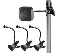 3 Pack Metal Flexible Clip Clamp Mount for Blink Outdoor 4, XT3, XT2, XT, Mini Security Camera (Black-3)